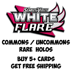 Pokemon TCG Scarlet & Violet White Flare Near Mint Singles Choose Your Card - Image 1