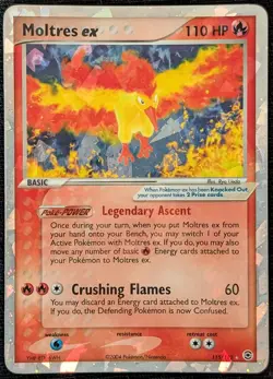 POKEMON - MOLTRES EX 115/112 | FIRERED & LEAFGREEN | SECRET RARE | NEAR MINT - Image 1