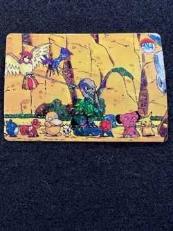 Pokemon Pikachu Psyduck Squirtle etc Vending Prism Sticker #384 in NM condition! - Image 1