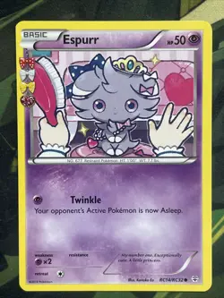 Pokemon Espurr Generations Common RC14-32 Basic HP50 2016 English - Image 1