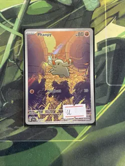 Phanphy Illustration Rare Surging Sparks Pokemon 2024 205/191 - Image 3