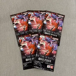 One Piece TCG OP-16 - The Time of Battle - Booster Packs - English - Lot Of 5 - Image 1
