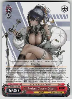 Noise: Classic Diva R GODDESS OF VICTORY: NIKKE NIK/S117-E064 R NM Weiss Schwarz - Image 1