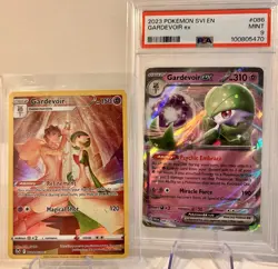 Pokemon Gardevoir PSA 9 ex Radiant V Full Art Card Lot 4 Card Set - Image 4
