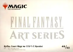 Kefka, Court Mage Art Card (Gold-Stamped Signature): FINAL FANTASY 46 NM - Image 2
