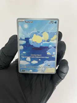 Pokemon TCG Spheal Card Surging Sparks Illustration, 199/191 - Image 1