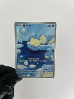 Pokemon TCG Spheal Card Surging Sparks Illustration, 199/191 - Image 3