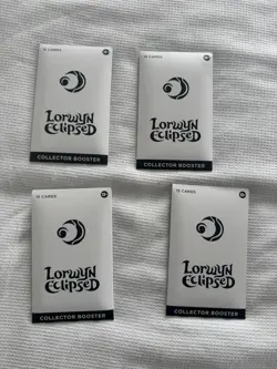 Magic: The Gathering Lorwyn Eclipsed MTG Collector Booster (15 Cards) - X4 - Image 1