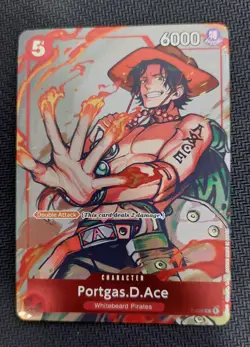 One Piece Card Game - Portgas.D.Ace (Event Pack Vol. 1) P-028 English - Image 1