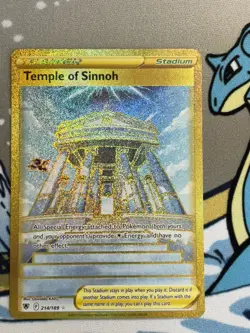 Temple of Sinnoh (Secret) 214/189 Swsh10: Astral Radiance Holo Pokemon Card - Image 1