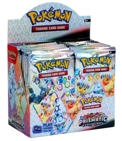 Booster Pack Box Scarlet and Violet Prismatic Evolutions Faux Cards 36Packs! - Image 2