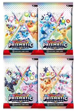 Booster Pack Box Scarlet and Violet Prismatic Evolutions Faux Cards 36Packs! - Image 3