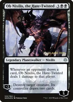 Ob Nixilis, the Hate-Twisted 100 Prerelease Cards Magic: The Gathering NM - Image 1