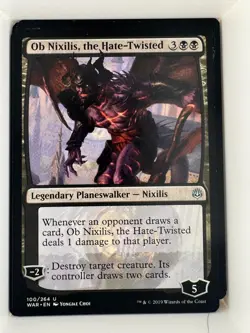 Ob Nixilis, the Hate-Twisted 100 Prerelease Cards Magic: The Gathering NM - Image 2
