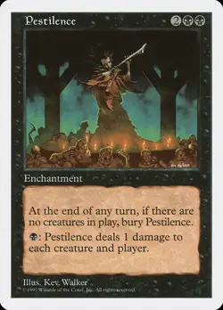 Pestilence Fifth Edition MTG NM - Image 1