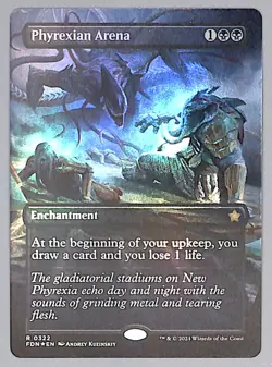 Phyrexian Arena - Borderless - Foil - 322 - Foundations (FDN) MTG - Image 1