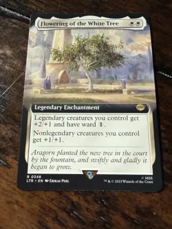 flowering of the white tree mtg borderless - Image 1