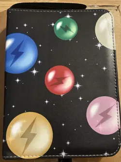 NWOT Pokemon Energy Balls TCG Zip Up Card Binder-2x4 50 Pages/400 Card Capacity - Image 1