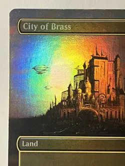 MTG City of Brass - 2X2 403 - Borderless FOIL - NM - FREE SHIPPING - Image 3
