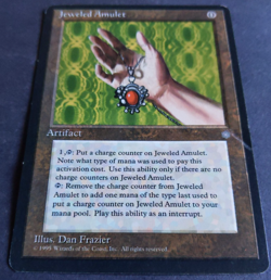 MTG Jeweled Amulet | Ice Age | LP | Artifact | Old Border | Vintage | - Image 2