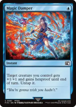 Magic Damper (C) #61 Foil FINAL FANTASY MTG NM - Image 1