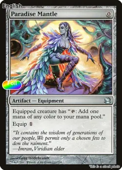 Paradise Mantle EN [MMA - 211] - NM [Foil] TCG MTG - Image 1