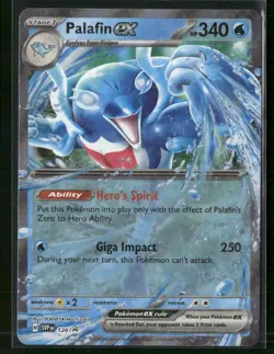 Pokemon Palafin ex Promo 126 SVP SV: Scarlet & Violet Promo Cards NM - Image 1