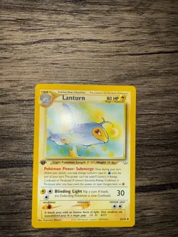 Pokemon Card - Neo Revelation 32/64 - LANTURN (uncommon) **1st Edition** - NM - Image 5