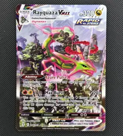 Rayquaza Vmax 218/203 Evolving Skies Secret Rare Alternate Art POKEMON MP - Image 1