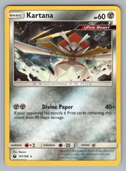 KARTANA 101/168 R CELESTIAL STORM POKEMON NM CES 2018( - Image 1