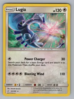 LUGIA 131/181 HOLO R TEAM UP POKEMON HOLO LP_ TEU 2019 - Image 1