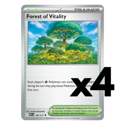 4x Forest of Vitality - 188/217 - ME: Ascended Heroes (ASC) Pokemon Playset x4 - Image 1