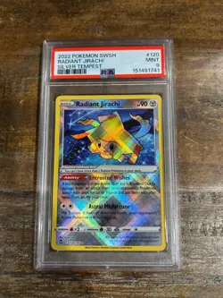 POKEMON 2022 Silver Tempest RADIANT JIRACHI #120 PSA 9 Mint RARE 2 - Image 1