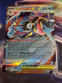 Pokemon TCG Mega Greninja ex 022/086 Double Rare Chaos Rising NM/M - Image 1