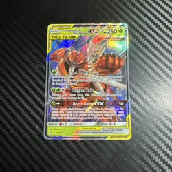 Pokemon Pheromosa & Buzzwole GX Ultra Rare SM - Unbroken Bonds 1/214 LP - Image 1