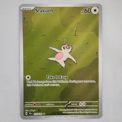 Slakoth 212/191 Illustration Rare Sv08: Surging Sparks Full Art Pokemon TCG NM - Image 1