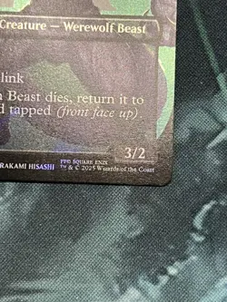 Magic the Gathering Final Fantasy Vincent Valentine Surge Foil Borderless Card!! - Image 4