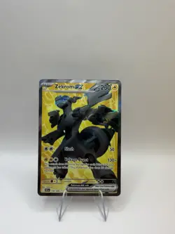 Zekrom ex 158/086 Holo Ultra Rare Black Bolt Pokemon NM - Image 1