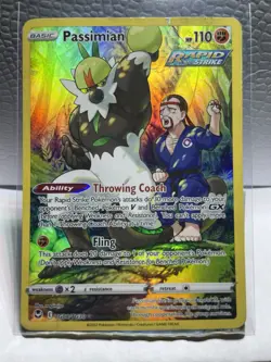 Passimian TG08/TG30 Silver Tempest Trainer Gallery Holo Rapid Strike - Image 1