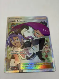 Pokemon Hidden Fates Jessie and James Full Art Trainer 68/68 NM - Image 3