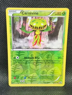 Pokemon Carnivine Legendary Treasures Reverse Holo 5/113 Excellent Condition - Image 1