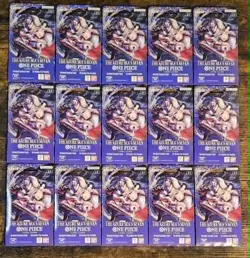 x15 One Piece - The Azure Sea's Seven - Sleeved Booster Pack [OP14-EB04] English - Image 1