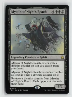 Myojin of Night's Reach 0610 Foundations FDN MTG Magic - Image 1