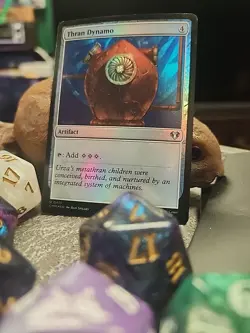 MTG Thran Dynamo - Foil art - Commander Masters #0415 - Image 2