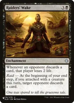 Raiders' Wake - Light Play MTG The List - Image 1