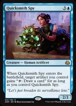 Quicksmith Spy - Light Play MTG Aether Revolt - Image 1