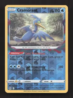 Cramorant 050/196 Rare Lost Origin Pokemon Reverse Holo Lightly Played - Image 1