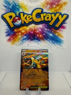 Pokemon Mega Charizard Y ex Mega Evolution Holo Black Star Promo Near Mint TCG - Image 1