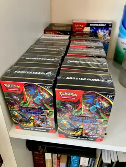Poke’mon TCG Mega Evolution Phantasmal Flames 5x Booster Bundle (Factory Sealed) - Image 1