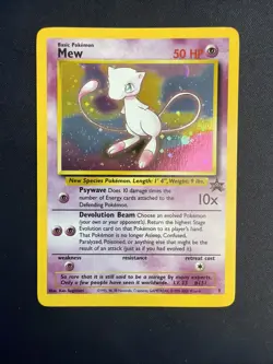 Pokemon Mew Holo Black Star Promo #9 - Image 1